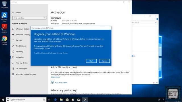 How to Upgrade Windows 10 Home to 10 Pro Edition смотреть онлайн