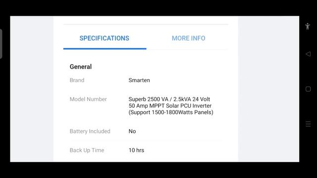 smarten superb 2.5kva 24 volt 50 amp mppt solar pcu  inverter honesty review and details