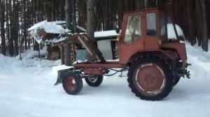 Самодельный погрузчик на Т-16