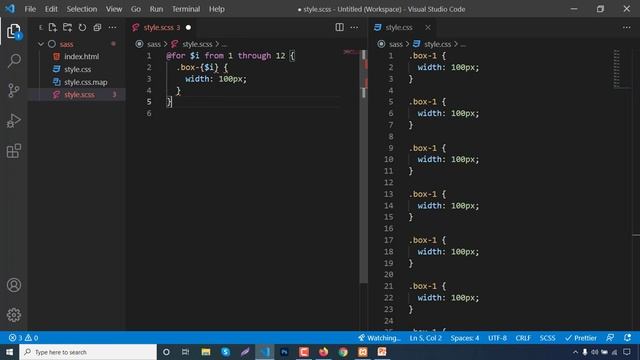 For Loop | SASS Bangla Tutorial | Basic to Advance смотреть онлайн
