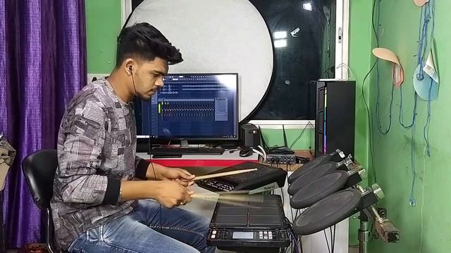 Apni Toh Jaise Taise | Roland spd30 & spdsx Octapad cover |Use earphone??? смотреть онлайн