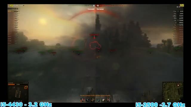 I5 4430 3,2 GHz Vs I5 2500 3,7 GHz Без разгона! Только турбо авто разгон