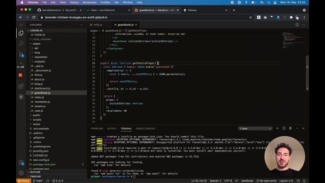 Your NEXT modern portfolio website with Next.js смотреть онлайн