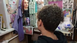 Сделали химическую завивку для мальчика