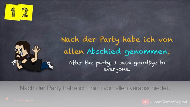 Learn German | German for daily use | 25 wichtige Nomen Verb Verbindungen | B1 | B2 смотреть онлайн