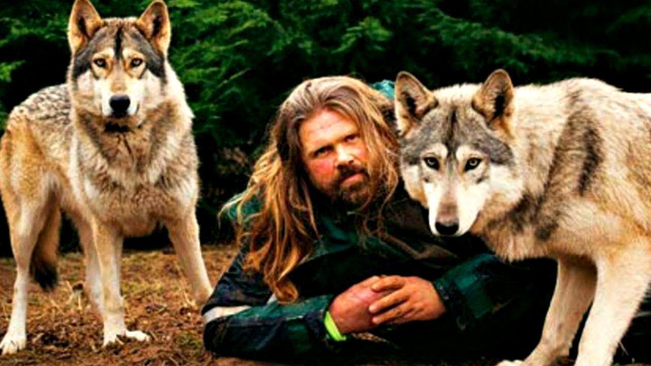 Волки его любят, для них он свой. Невероятная дружба людей с дикими животными смотреть онлайн