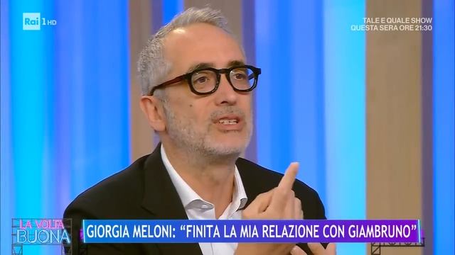 Giorgia Meloni: "Finita la mia relazione con Giambruno" - La Volta Buona 20/10/2023 смотреть онлайн