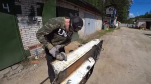 Доработка рамы снегохода Буран