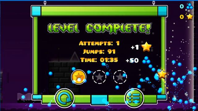 Geometry Dash Meltdown PC recreation v1.1 (update) смотреть онлайн
