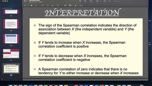 Spearman Correlation смотреть онлайн