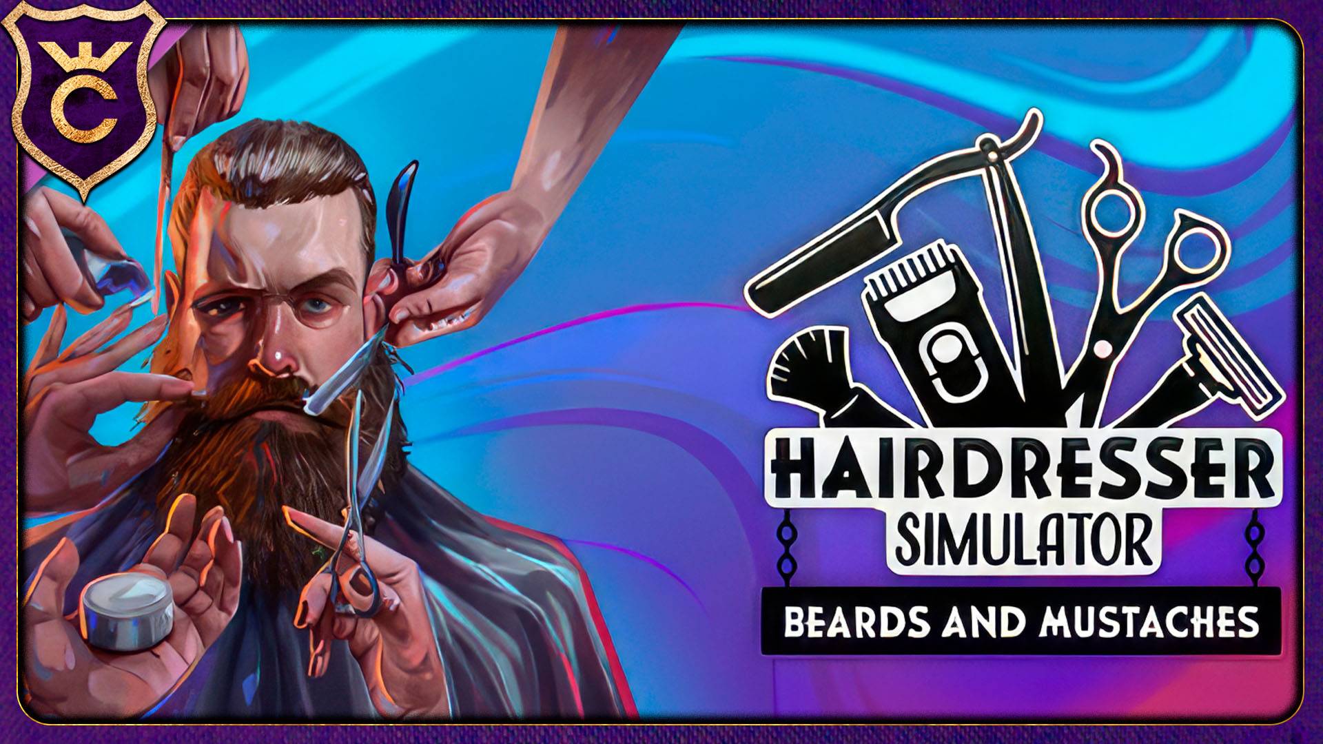 Я СТАЛ БРАДОБРЕЕМ ! Hairdresser Simulator - Beards And Mustaches DLC