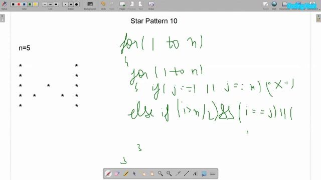 Star Pattern in Java | Star Pattern in Java using for loop | Star Pattern in Java Program смотреть онлайн