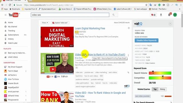 youtube video seo tips for rank higher in search list | grow your youtube channel fast (part-2) смотреть онлайн