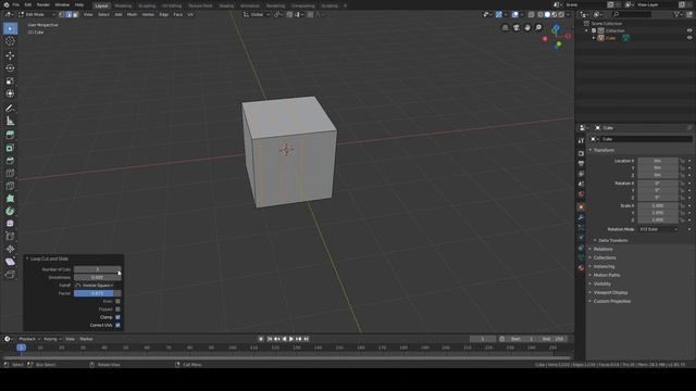 Blender. Урок 7. Cut. Режем объекты смотреть онлайн