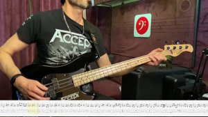 Accept - 08 The Best Is Yet To Come - Bass Play Along Video by Martin Motnik