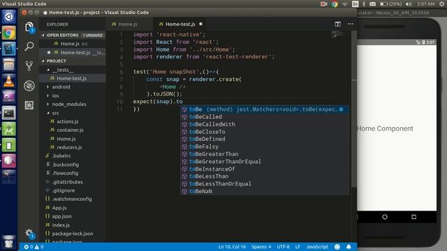 React native with Jest | snapshot testing смотреть онлайн