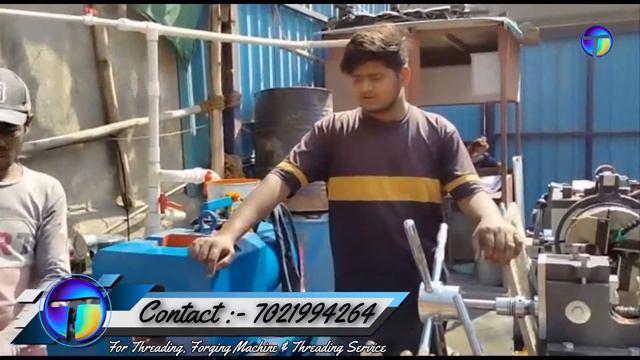Rebar Chaser Threading Machine | TMT Cold Forging Machine | Bar Forging & Threading Services смотреть онлайн
