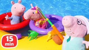 Игрушки Свинка Пеппа на русском языке – Гуляем и играем! Сборник для детей