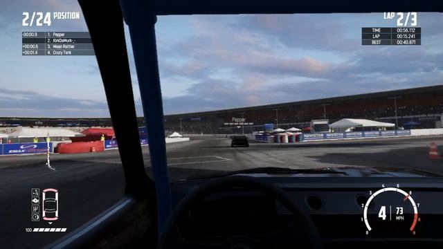 Wreckfest 1970 Ford Escort at Figure 8 смотреть онлайн