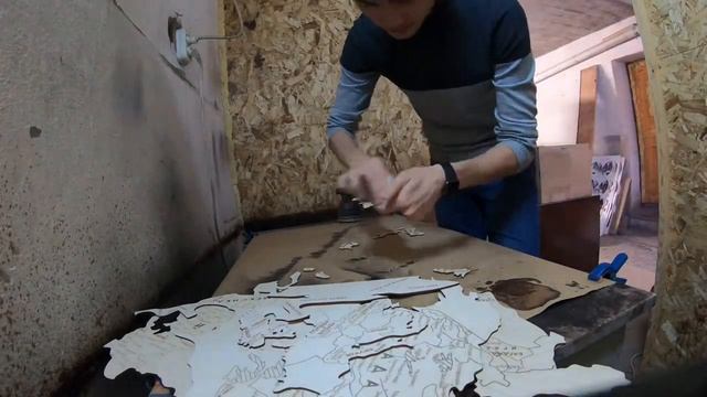 КАРТА МИРА из фанеры смотреть онлайн
