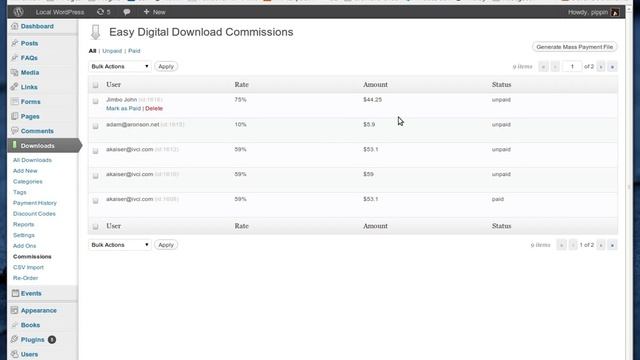 Easy Digital Downloads Commissions смотреть онлайн