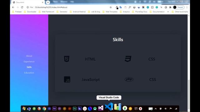 Bootstrap 5 - Make a Portfolio Website using HTML, CSS, and New Bootstrap (Part 2) смотреть онлайн