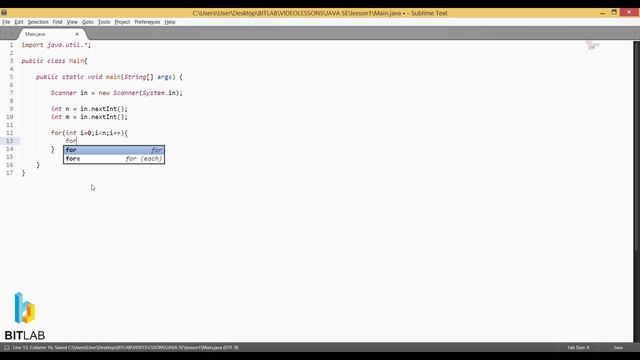 BITLAB JAVA SE 1 - Lesson 3 смотреть онлайн