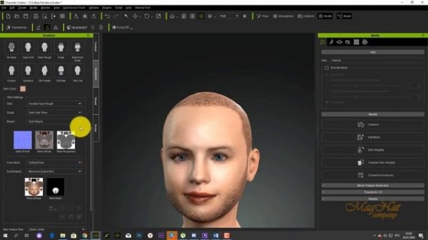 iClone 7  Уроки от MagNat  Character Creator Headshot Plug in Auto автоматический режим часть 2
