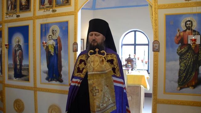 Проповедь в день памяти святого апостола Андрея Первозванного на территории воинской части 51128 смотреть онлайн