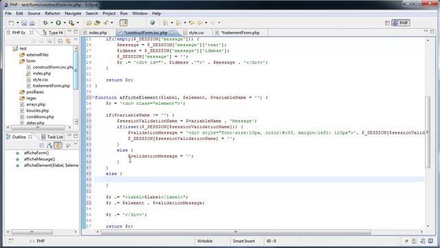 Formation PHP 5.4 : Validation d'un formulaire (24/52) смотреть онлайн