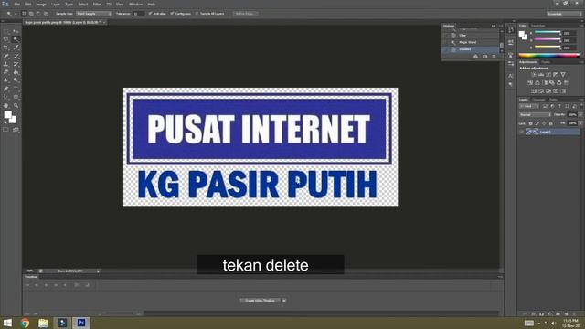 CARA CEPAT MEMBUAT LOGO PNG DI PHOTOSHOP смотреть онлайн