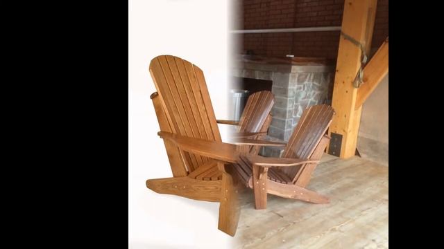 Adirondack Chair.Садовое кресло Адирондак , производства мастерской Handcrafted Adirondack Furnitur смотреть онлайн