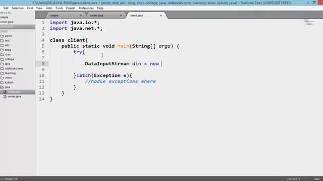 Chat application in java client+server sockets смотреть онлайн