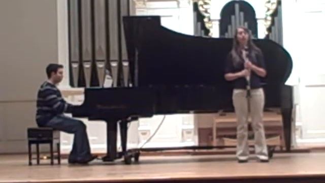 Weber's 1st Clarinet Concerto in F minor mvt.1 смотреть онлайн