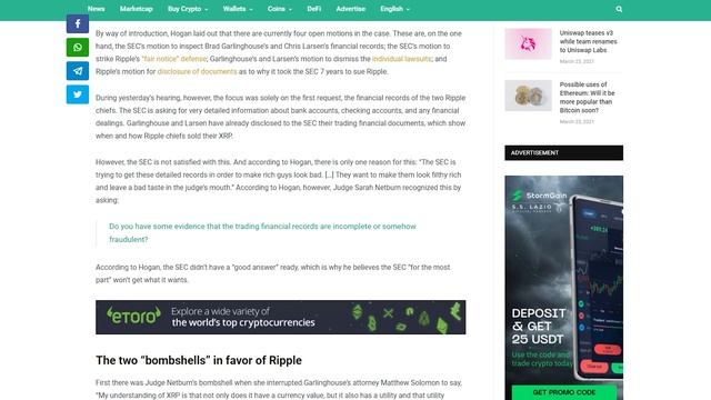 Две бомбы в пользу Ripple XRP !!! смотреть онлайн