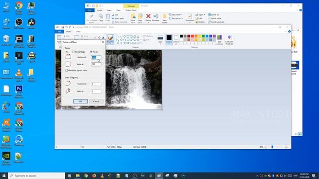 How to change Image Resolution in windows Paint смотреть онлайн