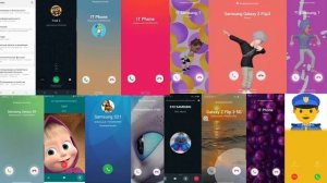 Screen Video Incoming Call all Samsung Galaxy models Android 12 WhatsApp/Viber/Telegram