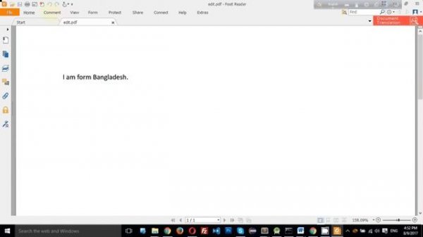EDIT PDF file using Foxit Reader