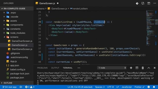 37 Using FlatList Instead of ScrollView смотреть онлайн