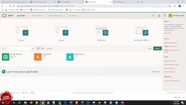 Oracle Apex Tutorial | Free Online Course for Oracle Apex-Session-2 смотреть онлайн