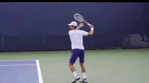 Новак Джокович удар справа и слева