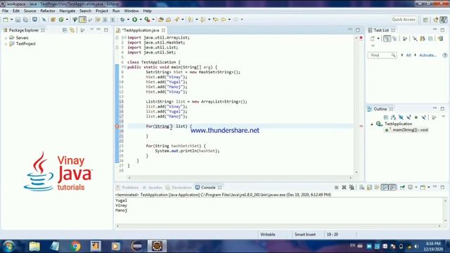 Difference between hashset and treeset in java I Practical Working of Hash Set and TreeSet #java смотреть онлайн