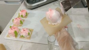 Зефирные Розы на Торте/ Как сделать зефирные розы/ Зефир/ Вкусняшки Дома с Аллой// marshmallow rose