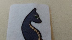 Сверкающая брошь Кошка своими руками от ART by Julia
