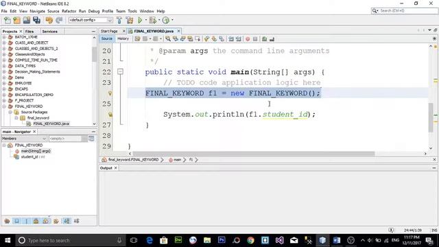 FINAL KEYWORD WITH STATIC VARIABLE IN JAVA (URDU / HINDI) смотреть онлайн