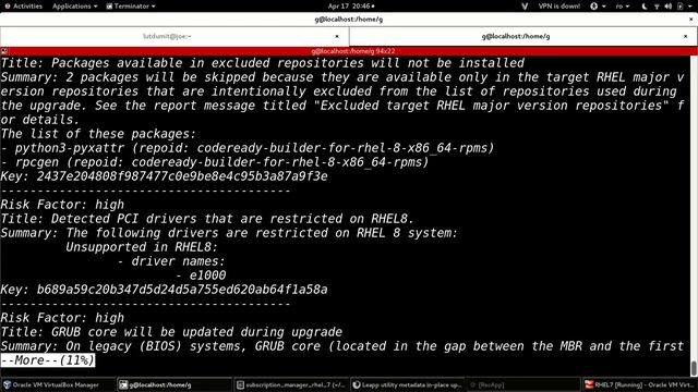Upgrade Rhel 7.9 to Rhel 8.5 -Squid proxy upgrade смотреть онлайн