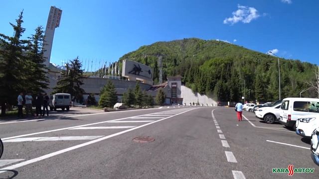 На Медео и плотину на велосипедах (г. Алматы). смотреть онлайн