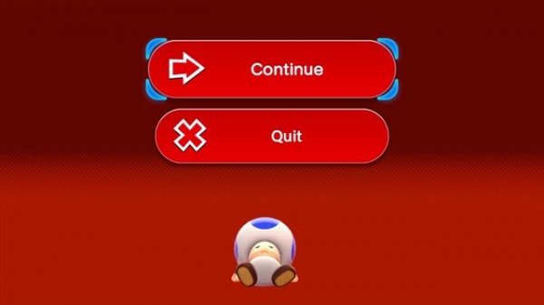 Super Mario 3D World - Game Over (All Characters)