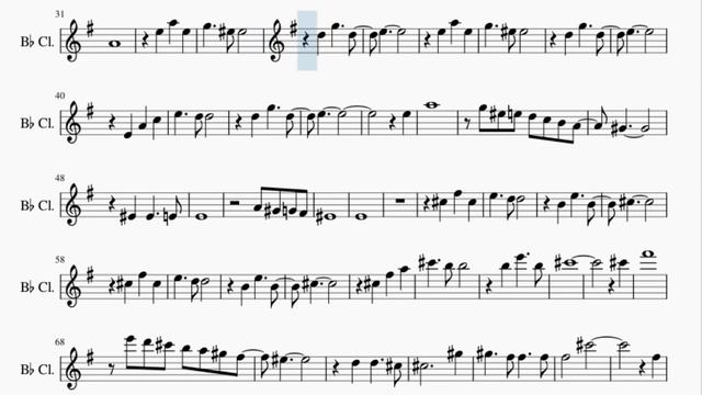 Clarinet Sheet Music: How to play The Phantom of the Opera by Andrew Lloyd Webber смотреть онлайн