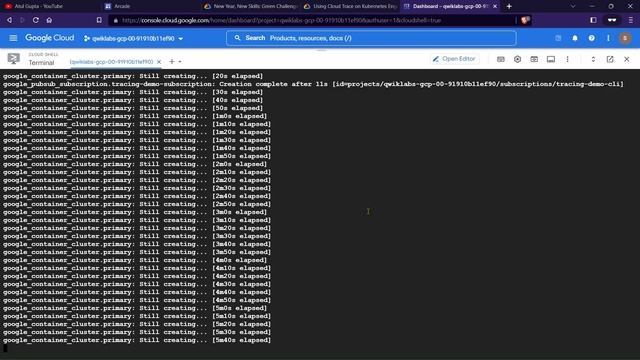 Using Cloud Trace on Kubernetes Engine [GSP484] | TheArcadeGame #qwiklabs смотреть онлайн